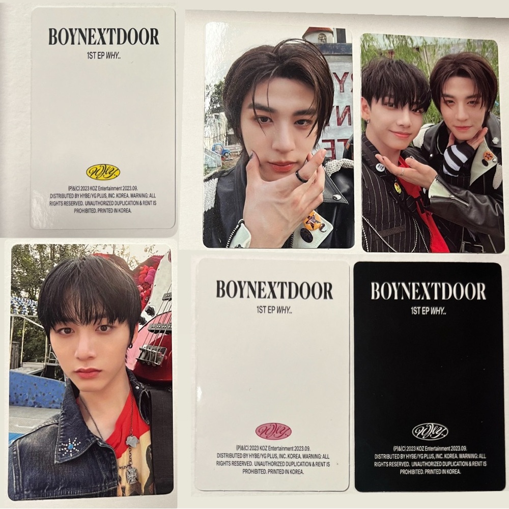 BOYNEXTDOOR 1st EP Photocards